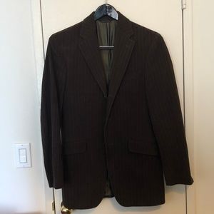 Banana Republic Brown Blazer w/ Pinstripes